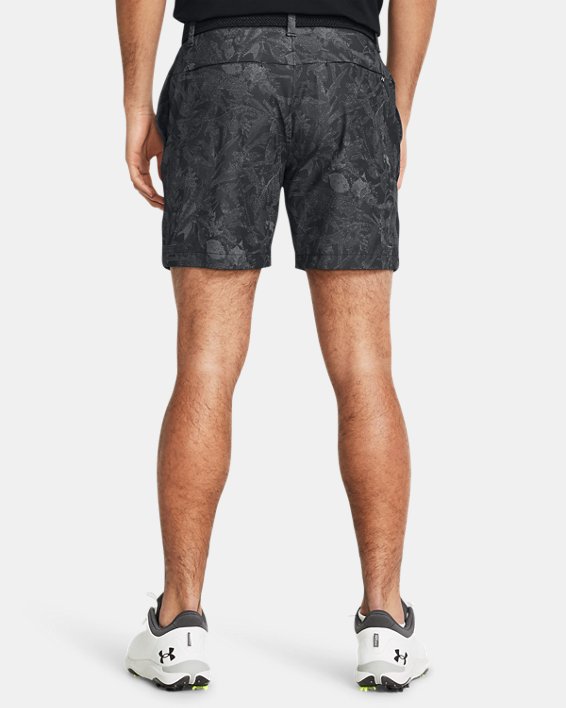 Pantalón corto de 18 cm con estampado UA Iso-Chill para hombre, Black, pdpMainDesktop image number 1